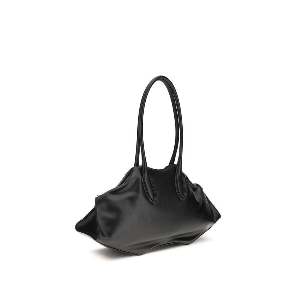 Alexander McQueen Alexander McQueen Black Calf Leather Bos Taurus Shoulder Bag catalog image (image 3 of 4)