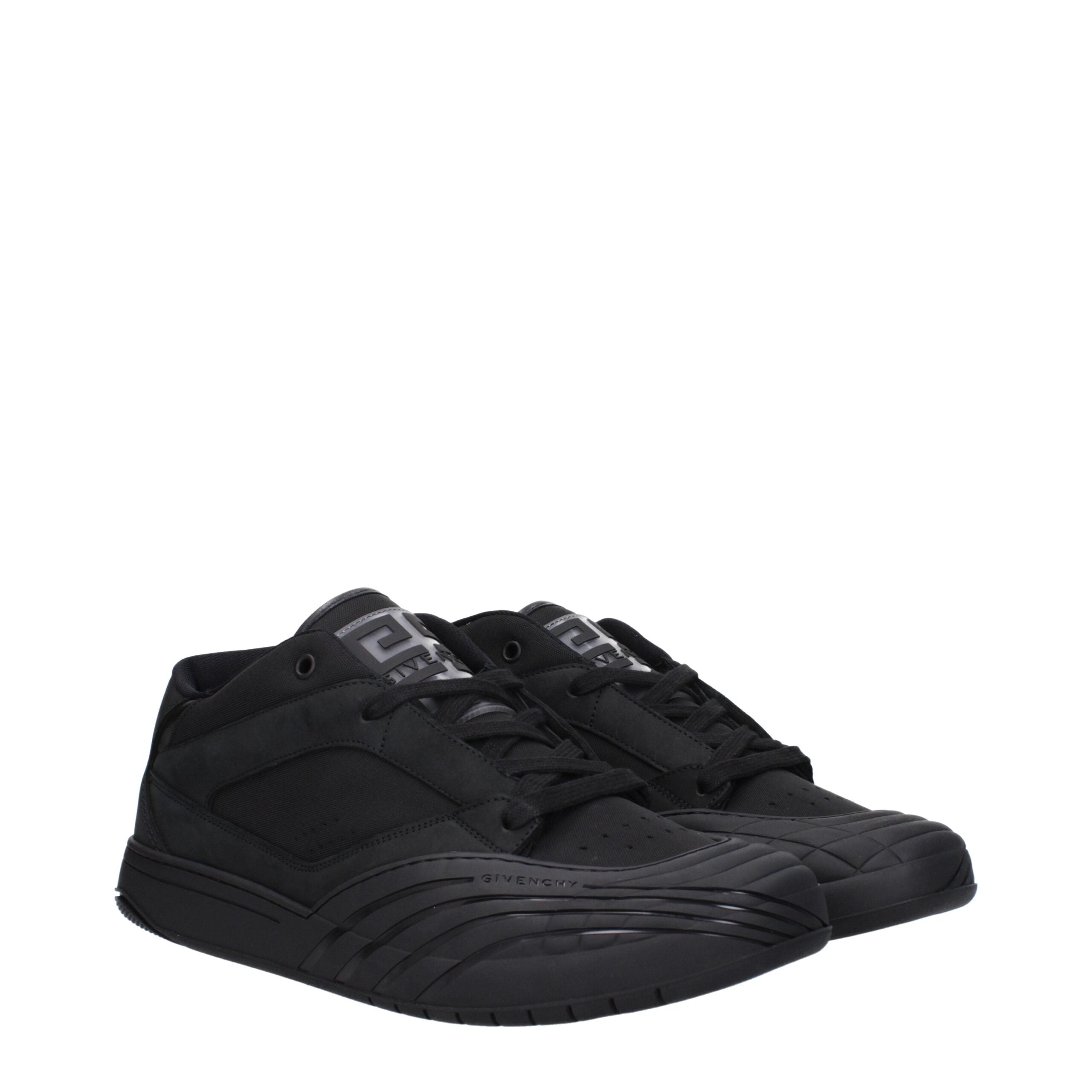 Givenchy Givenchy Black Fabric Low Top Sneakers product photograph (image 2 of 5)
