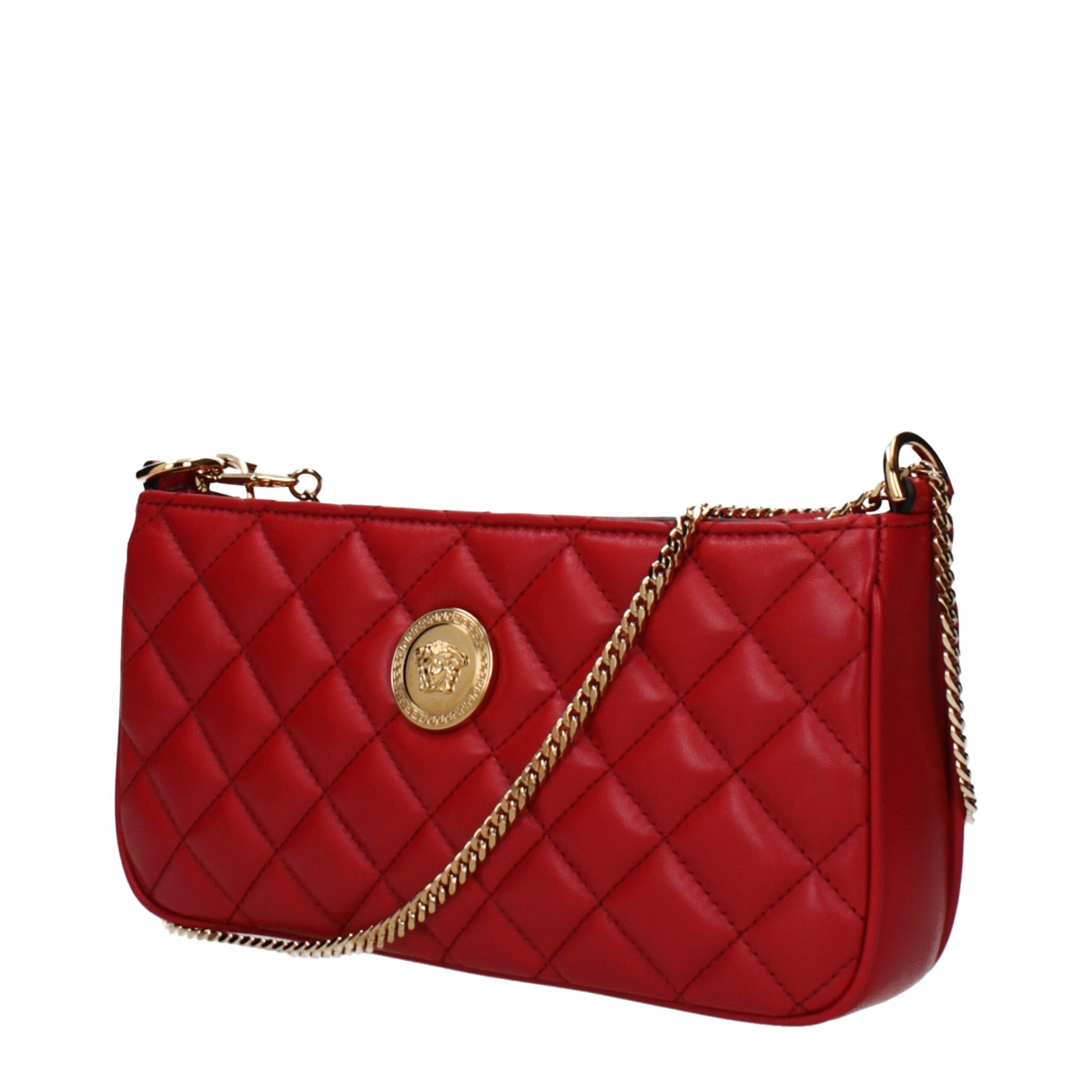 Versace Versace Red Leather Crossbody Bag product photograph (image 2 of 3)