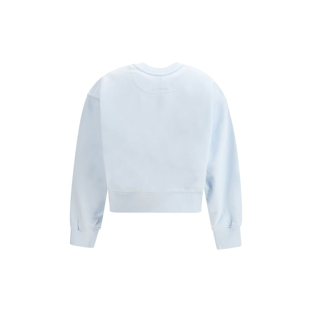Alexander McQueen Alexander McQueen Sweater Blue Cotton Logo Hardware Women product photograph (image 2 of 3)