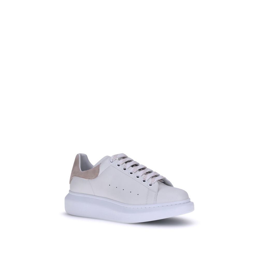 Alexander McQueen Alexander McQueen White Calf Leather Bos Taurus Platform Sneakers product photograph (image 2 of 4)