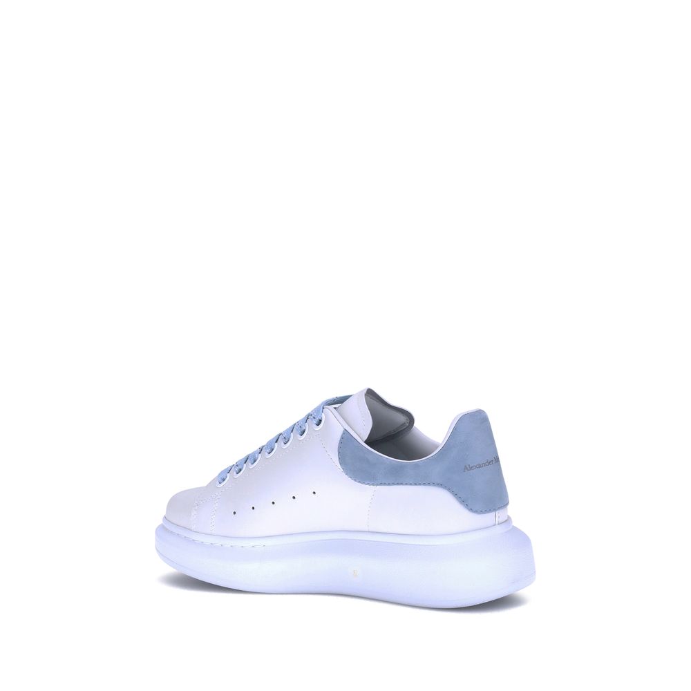 Alexander McQueen Alexander McQueen Blue Calf Leather Bos Taurus Platform Sneakers catalog image (image 3 of 4)