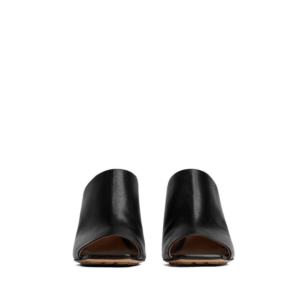 Bottega Veneta Bottega Veneta Black Lamb Leather Mules product photograph (image 2 of 4)