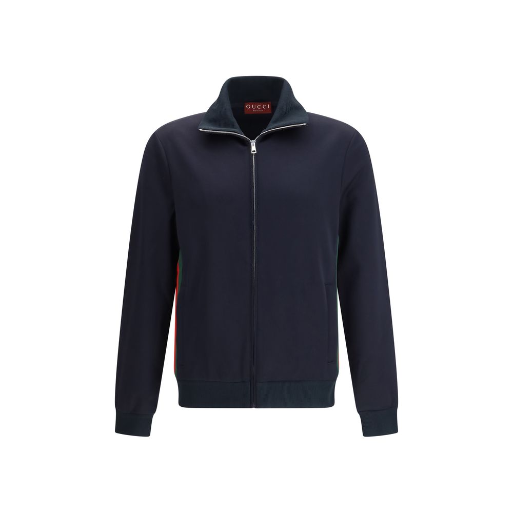 Gucci Gucci Blue Polyester Shell Jacket product image (image 1 of 3)