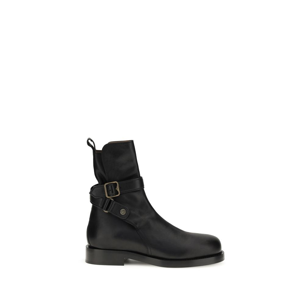 Burberry Black Leather Boots