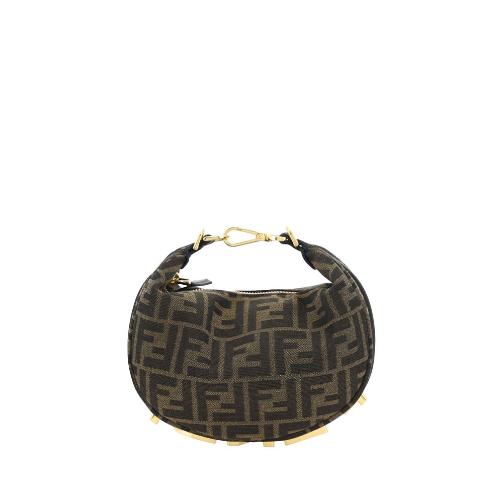 Fendi Fendi Brown Fabric Shoulder Bag product image (image 1 of 5)