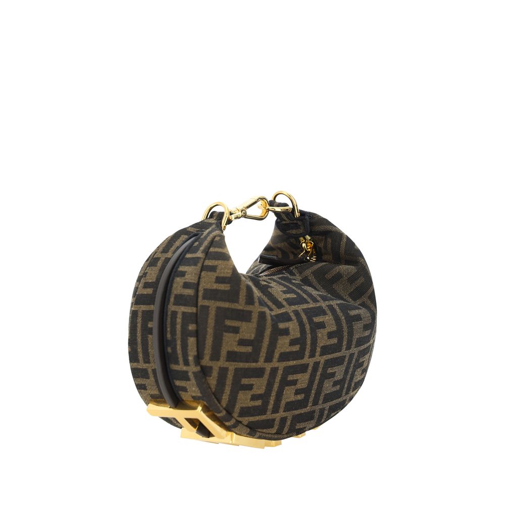 Fendi Fendi Brown Fabric Shoulder Bag catalog image (image 3 of 5)