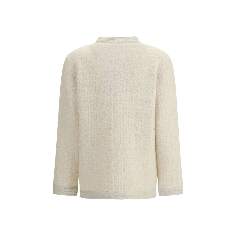Gucci Gucci Beige Wool Cardigan product photograph (image 2 of 3)