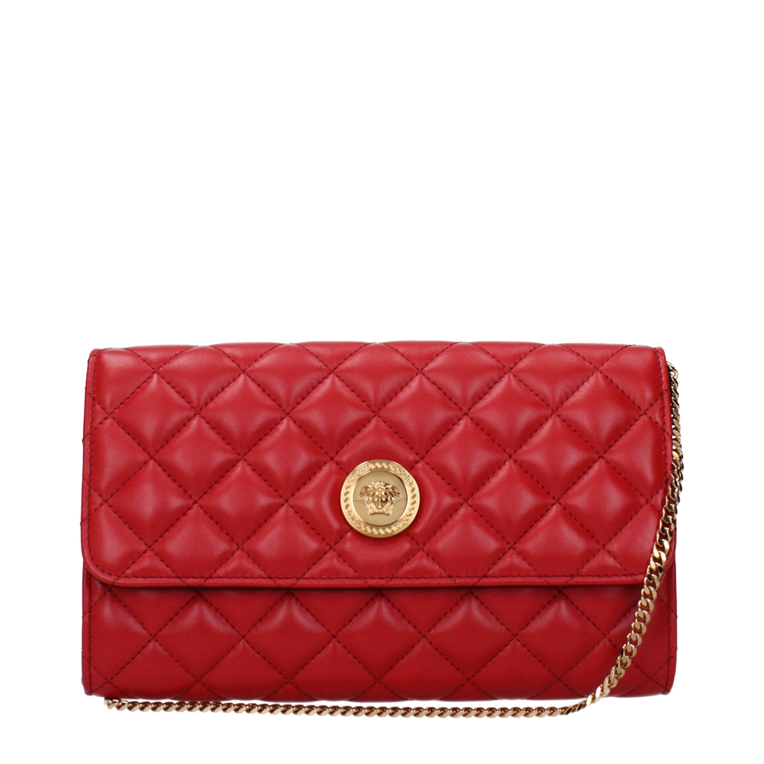 Versace Versace Red Leather Clutch Bag product image (image 1 of 3)