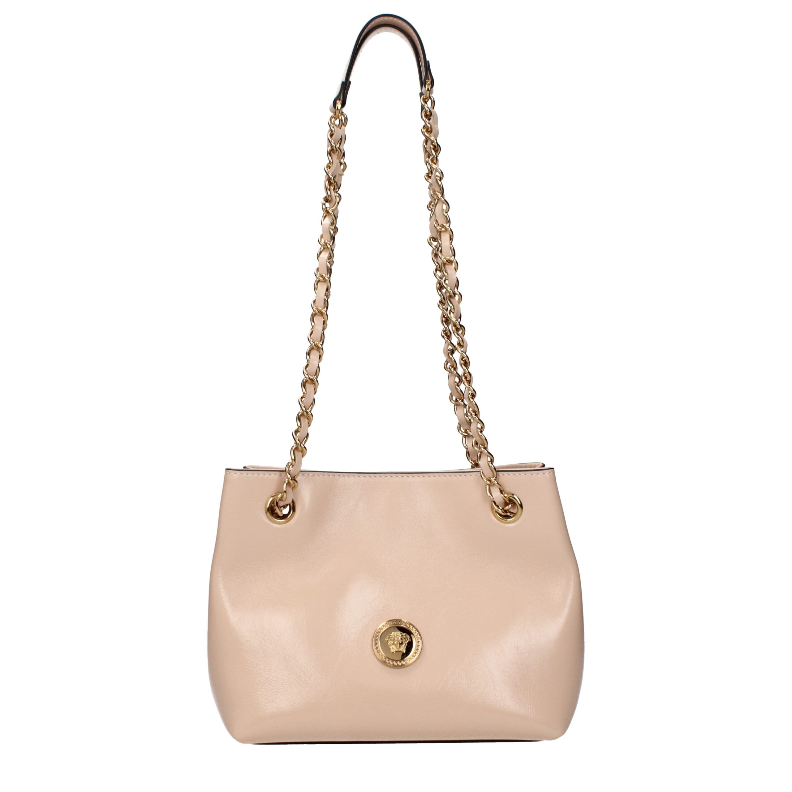 Versace Versace Pink Leather Shoulder Bag product image (image 1 of 3)