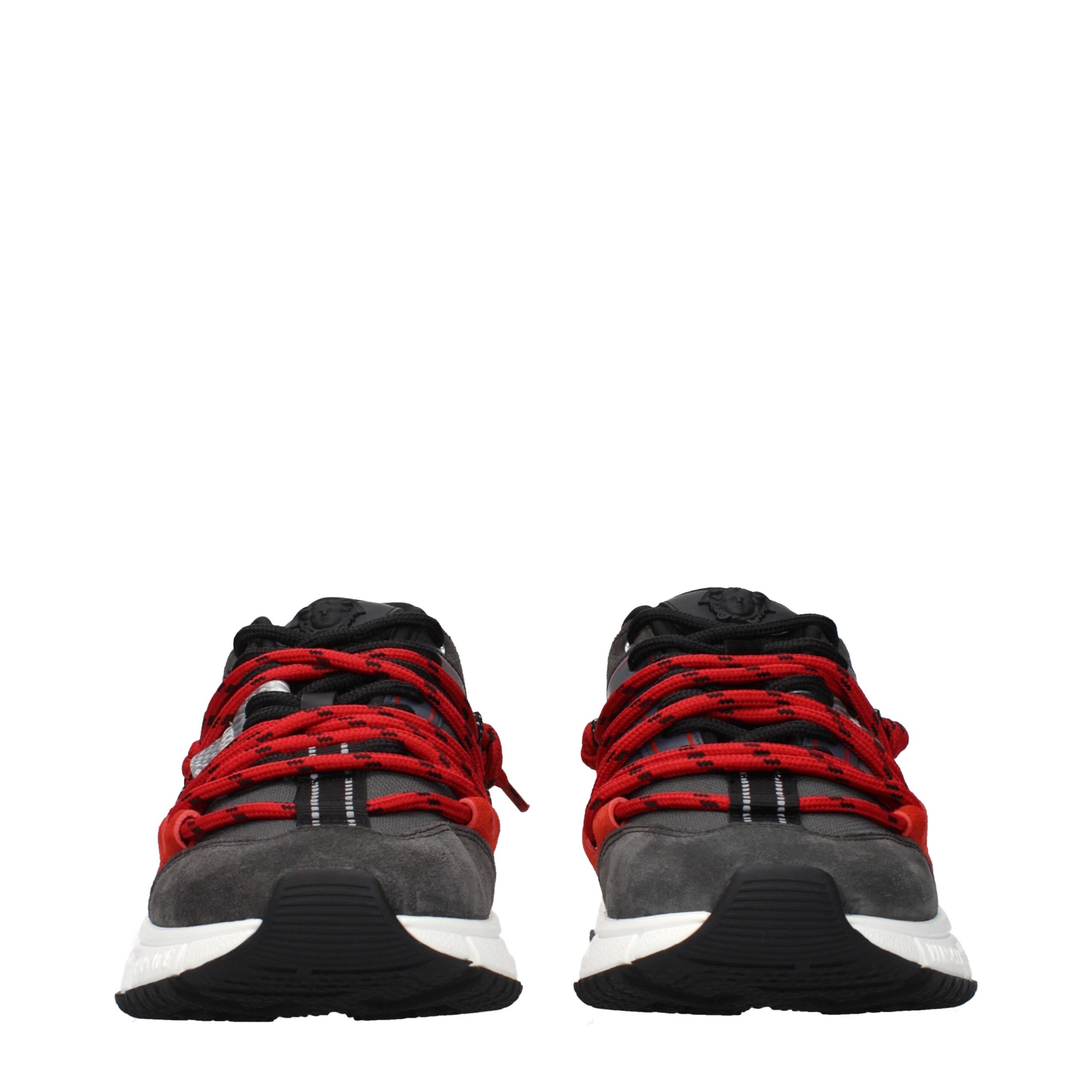 Versace Versace Gray Suede Sneakers catalog image (image 3 of 5)