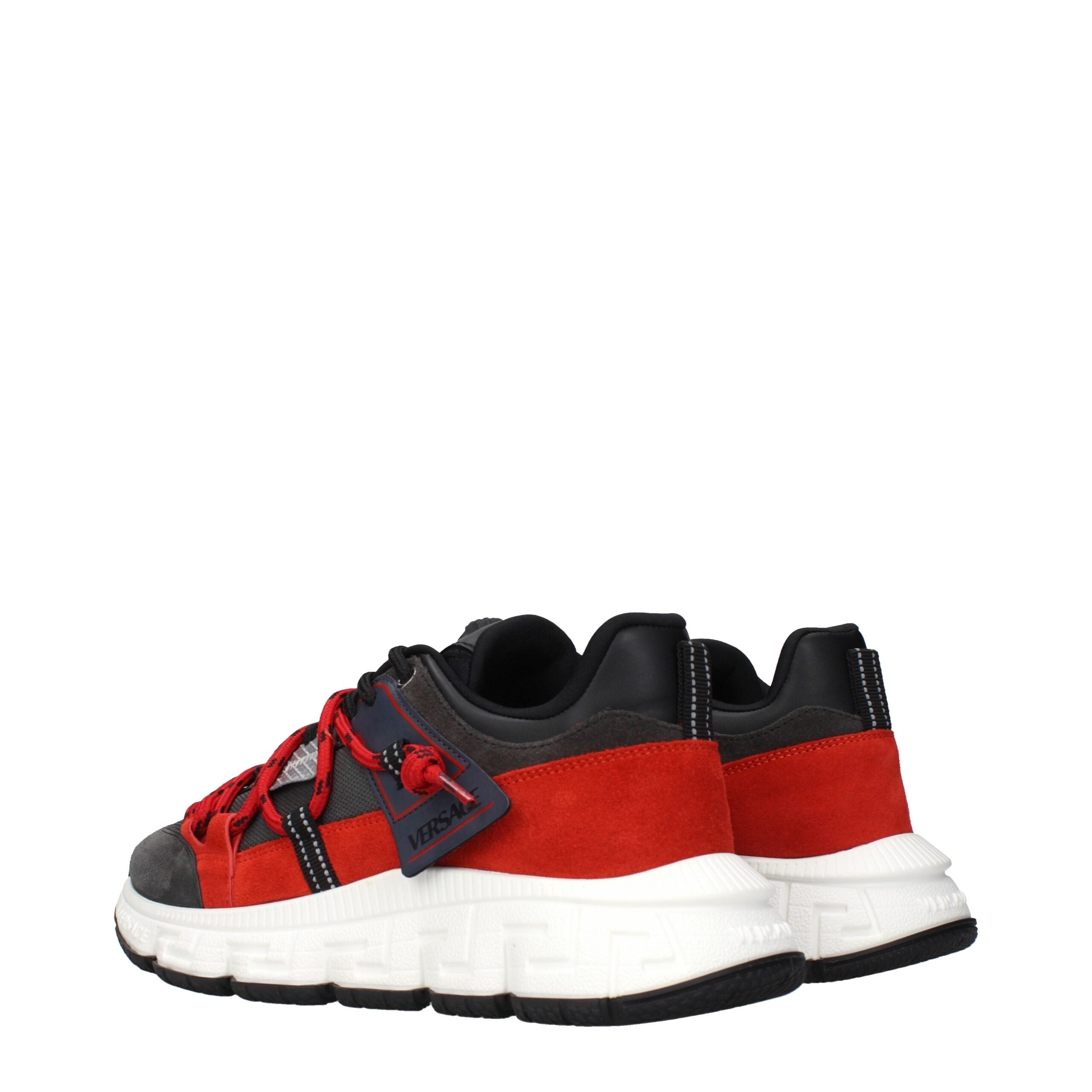 Versace Versace Gray Suede Sneakers studio product image (image 4 of 5)