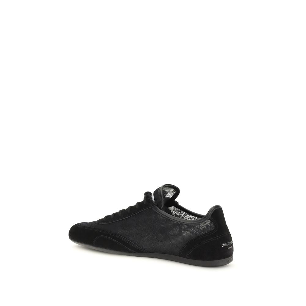 Jimmy Choo Jimmy Choo Black Calf Leather Bos Taurus Athletic Sneakers catalog image (image 3 of 4)