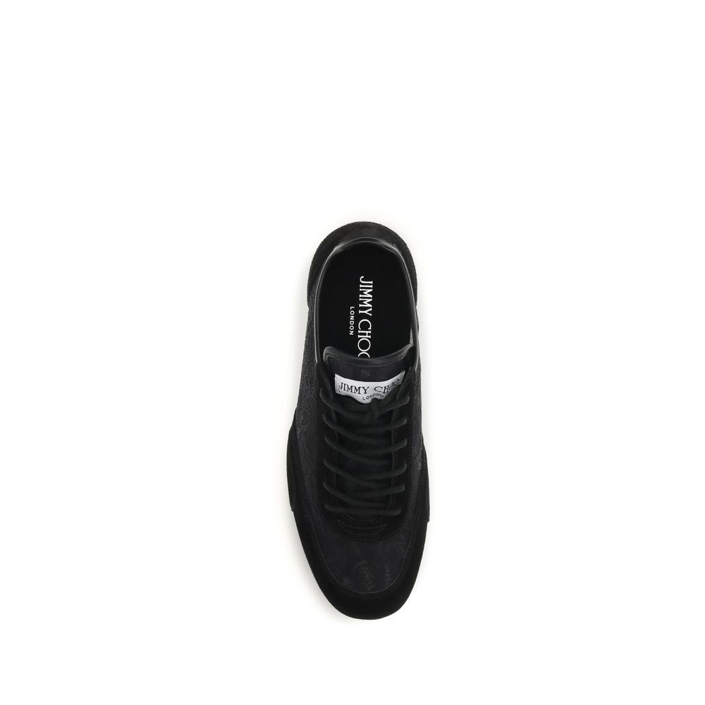 Jimmy Choo Jimmy Choo Black Calf Leather Bos Taurus Athletic Sneakers studio product image (image 4 of 4)