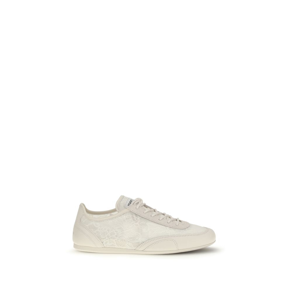 Jimmy Choo Jimmy Choo Beige Calf Leather Bos Taurus Athletic Sneakers product image (image 1 of 4)