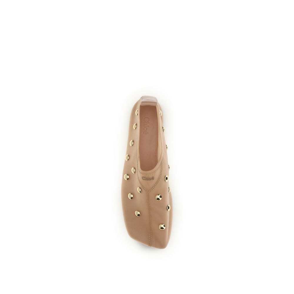 Chloé Chloé Multicolor Polyamide Ballet Flats studio product image (image 4 of 4)