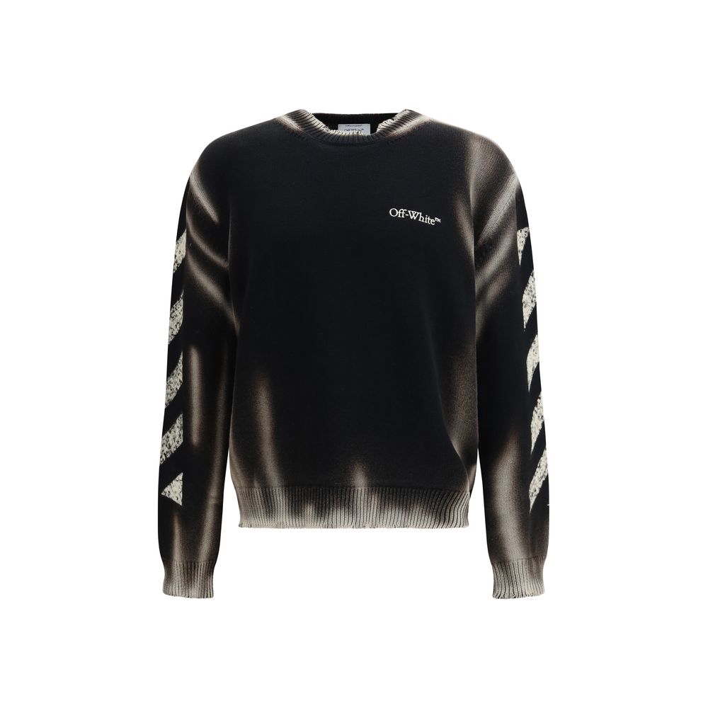 Off-White Off-White Black Cotton Sweatshirt product image (image 1 of 3)