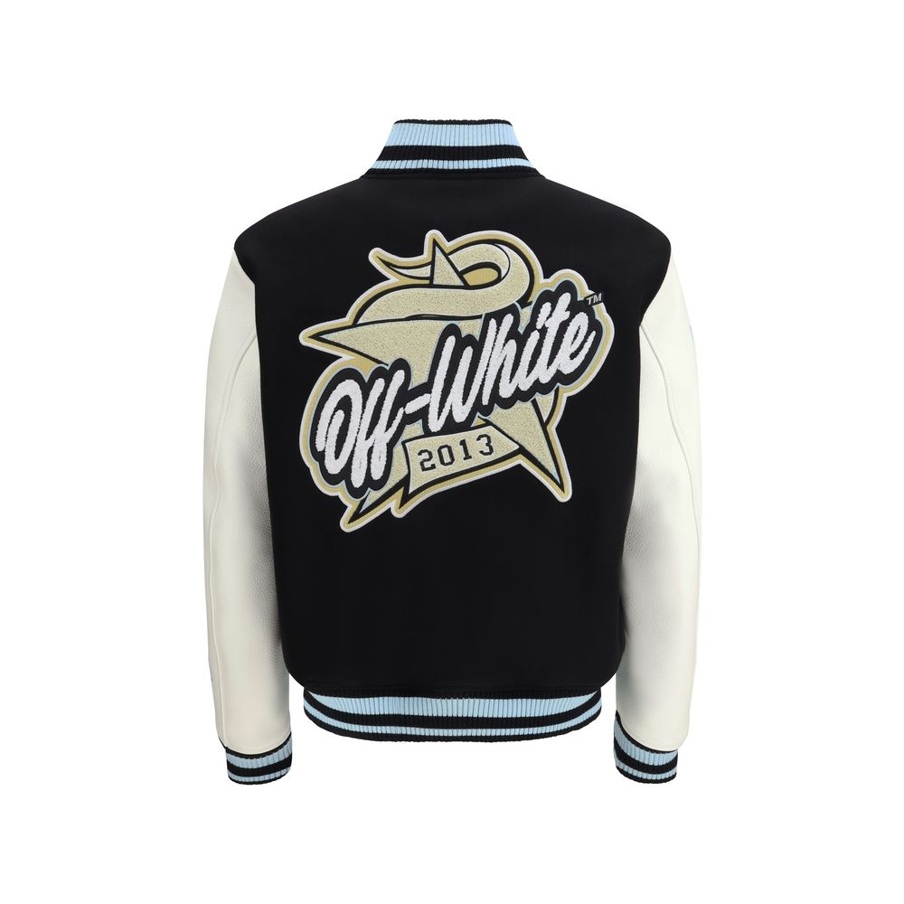 Off-White Off-White Black Wool Bomber product photograph (image 2 of 3)