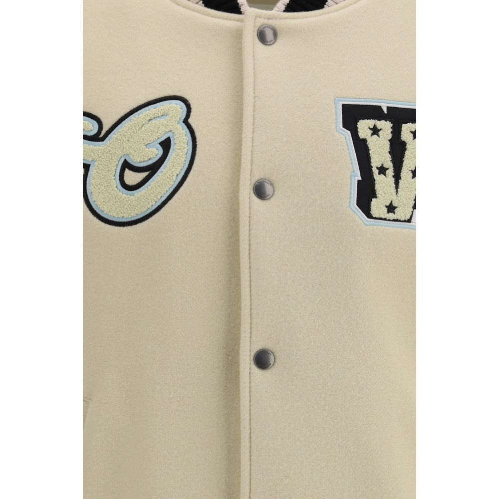 Off-White Off-White Wool Bomber Jacket Beige catalog image (image 3 of 3)