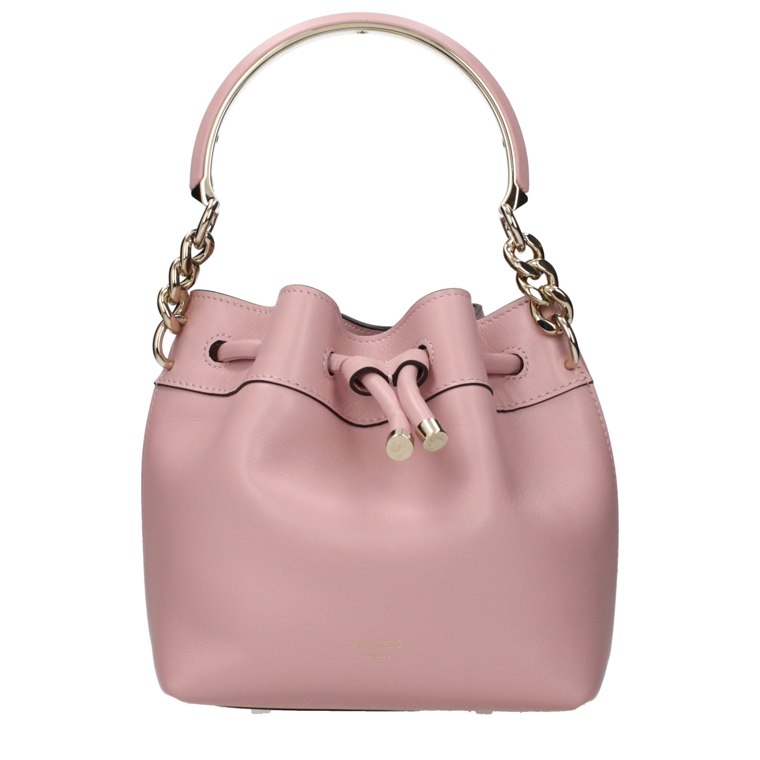 Jimmy Choo Jimmy Choo Leather Handbag Pink product image (image 1 of 3)