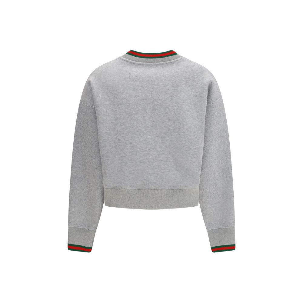 Gucci Gucci Gray Cotton Sweatshirt product photograph (image 2 of 3)