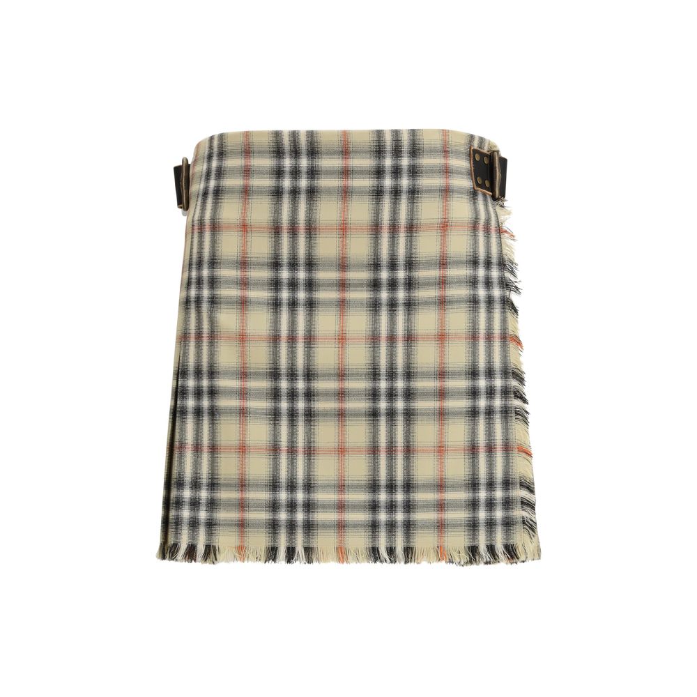 Burberry Burberry Wool Mini Skirt Multicolor product image (image 1 of 3)
