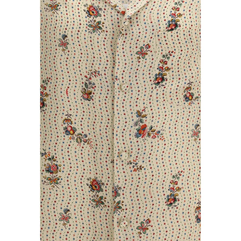 Valentino Multicolor Silk Pattern Shirt