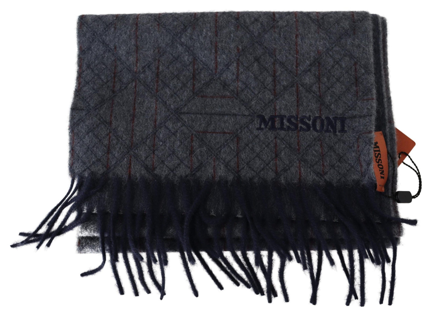 Missoni Elegant Striped Wool Scarf