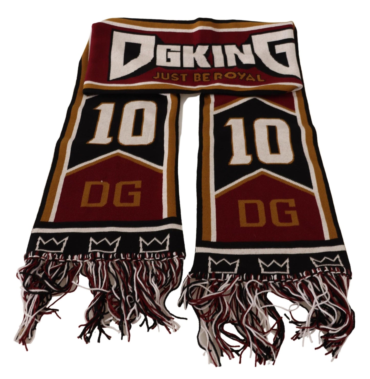 Dolce & Gabbana DG King Wool & Cashmere Scarf – Italian Craftsmanship