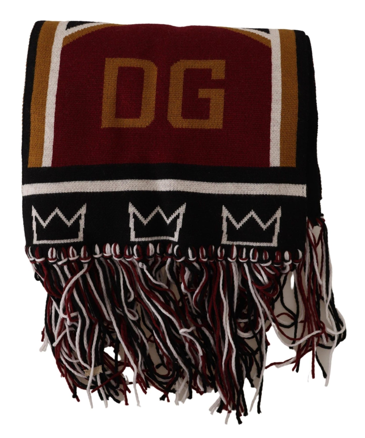 Dolce & Gabbana DG King Wool & Cashmere Scarf – Italian Craftsmanship