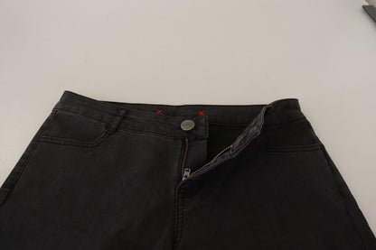 PINKO Chic Mid Waist Skinny Black Denim