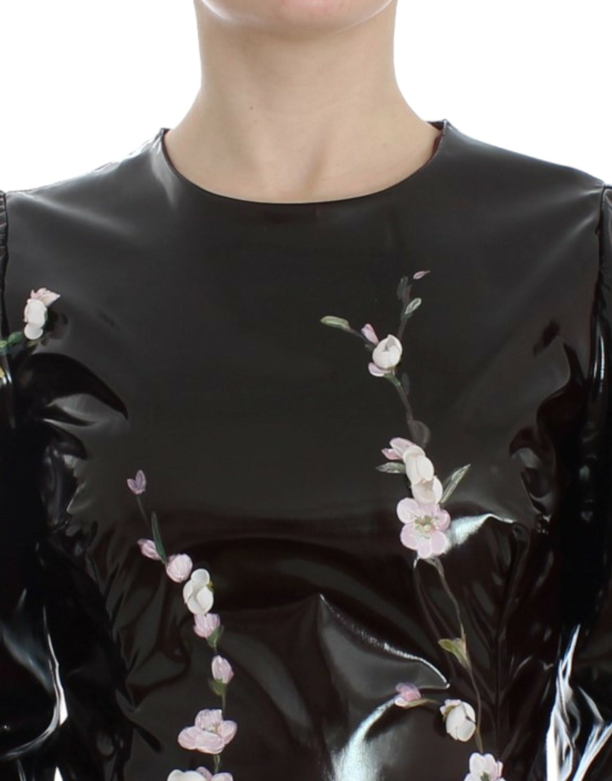 Dolce & Gabbana Elegant Floral Sheath Cocktail Dress - Gio Beverly Hills