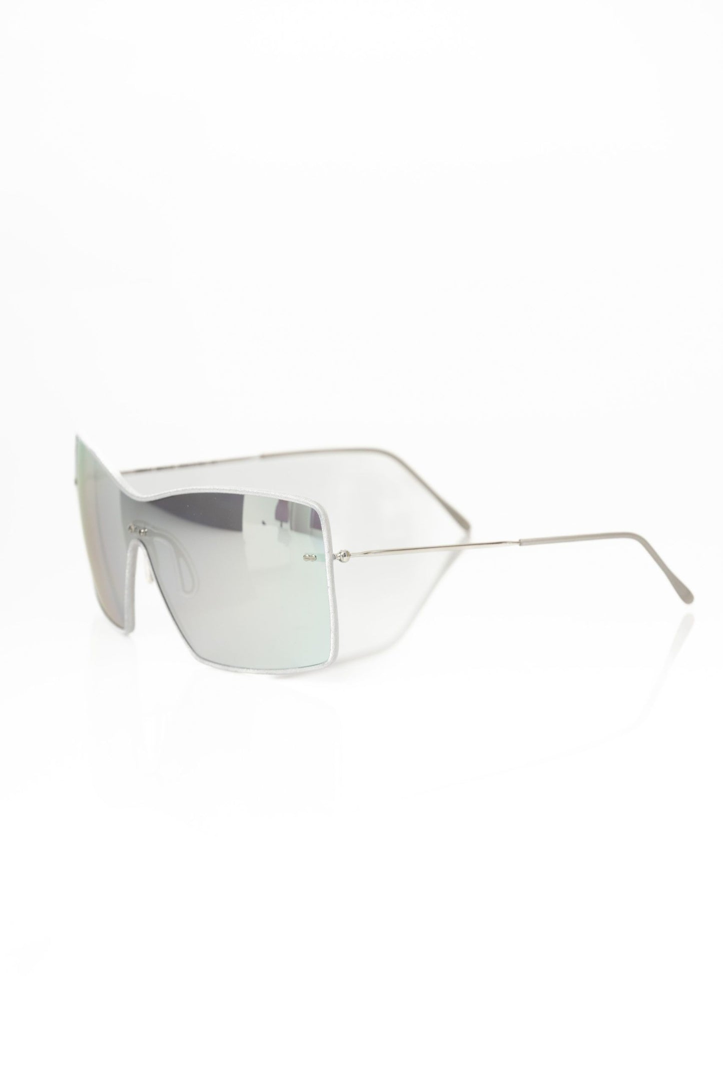 Frankie Morello Silver Metallic Women Sunglass