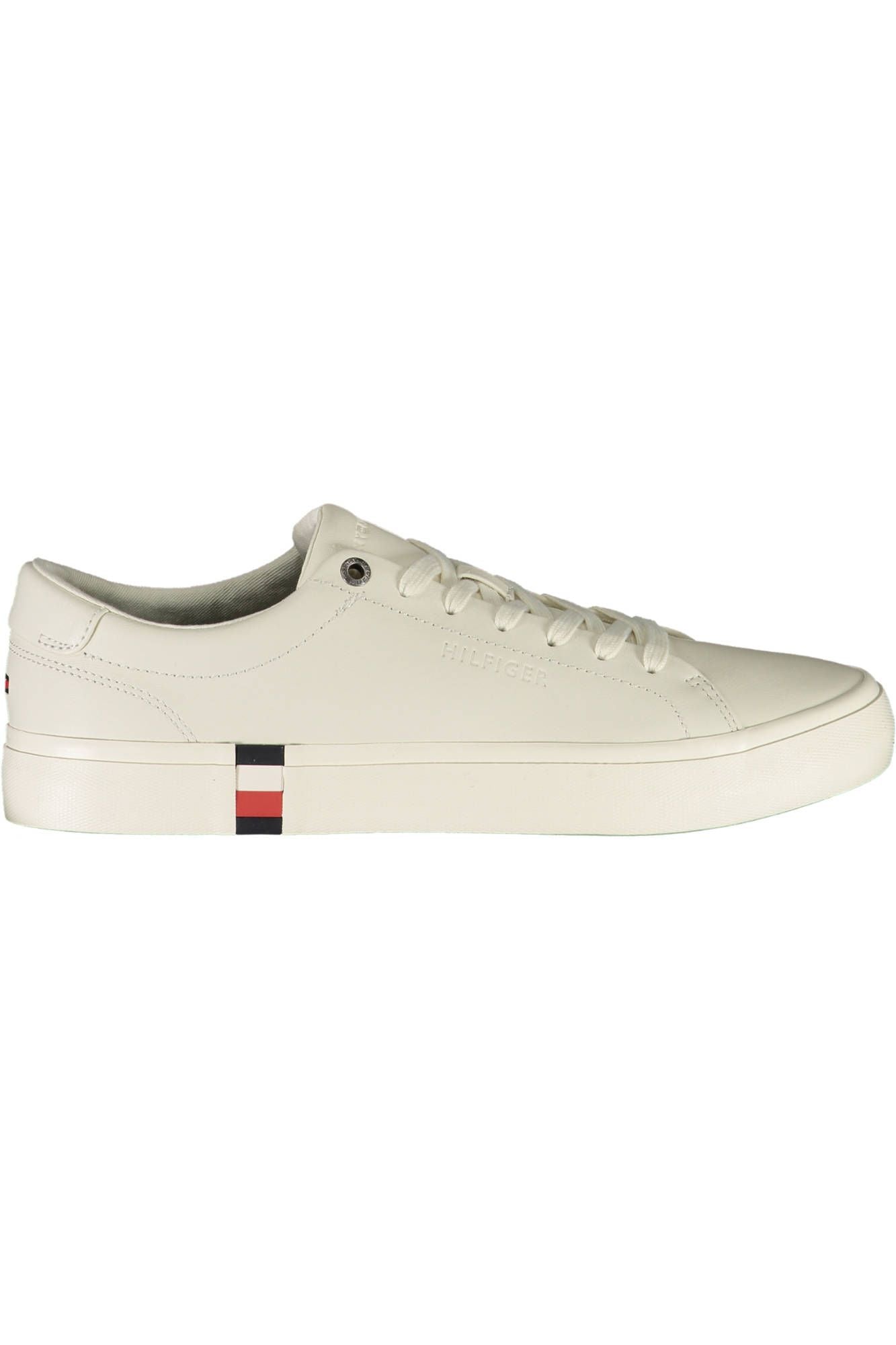 Tommy Hilfiger White Leather Men Sneaker