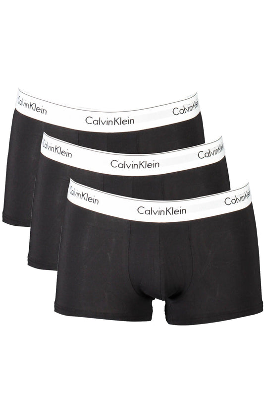 Calvin Klein Black Cotton Men Boxer