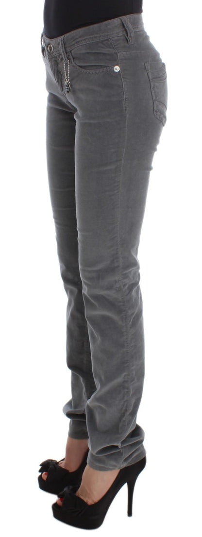 Costume National Sleek Super Slim Gray Jeans - Gio Beverly Hills