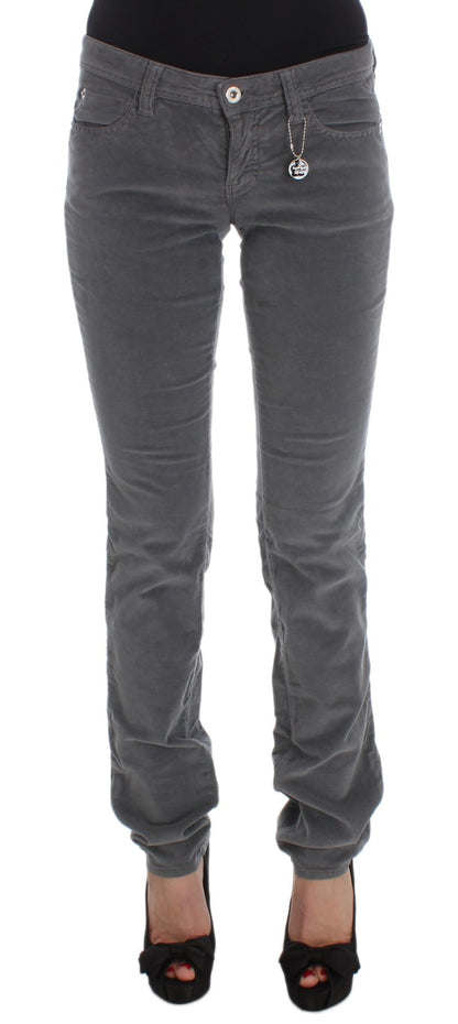 Costume National Sleek Super Slim Gray Jeans - Gio Beverly Hills