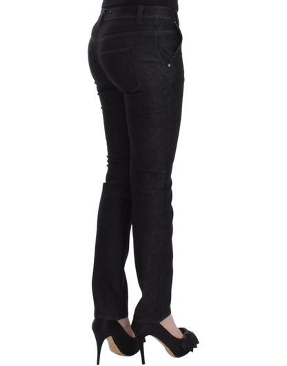 Ermanno Scervino Chic Black Skinny Jeans - Elegant & Slim Fit - Gio Beverly Hills
