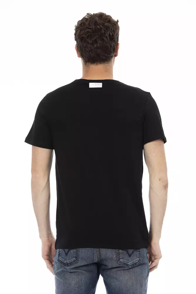 Bikkembergs Black Cotton Men T-Shirt