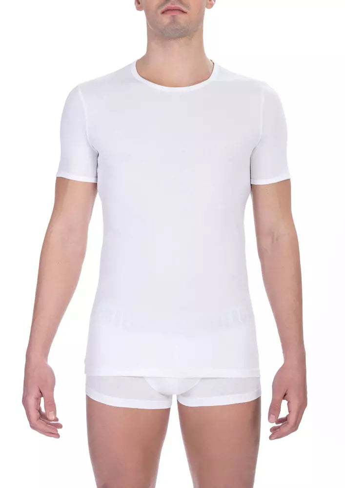 Bikkembergs White Cotton Men's T-Shirt