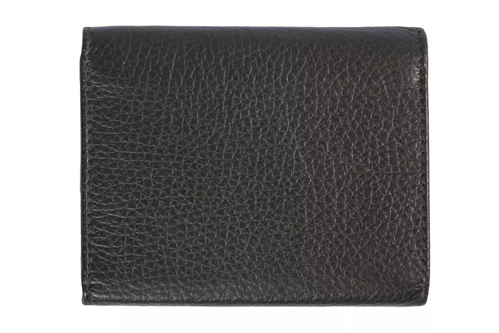 Trussardi Black Leather Women Wallet