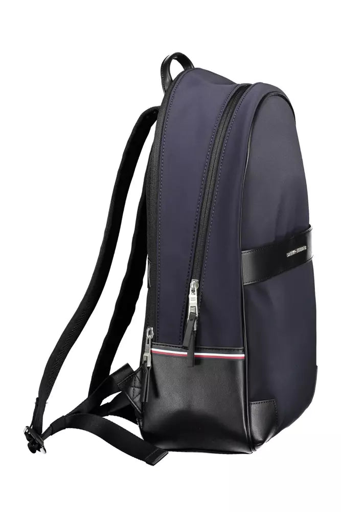 Tommy Hilfiger Blue Polyethylene Men Backpack