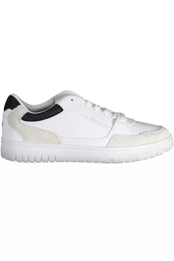 Tommy Hilfiger White Leather Men Sneaker