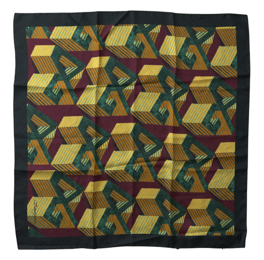 Dolce & Gabbana Elegant Multicolor Silk Men's Square Scarf