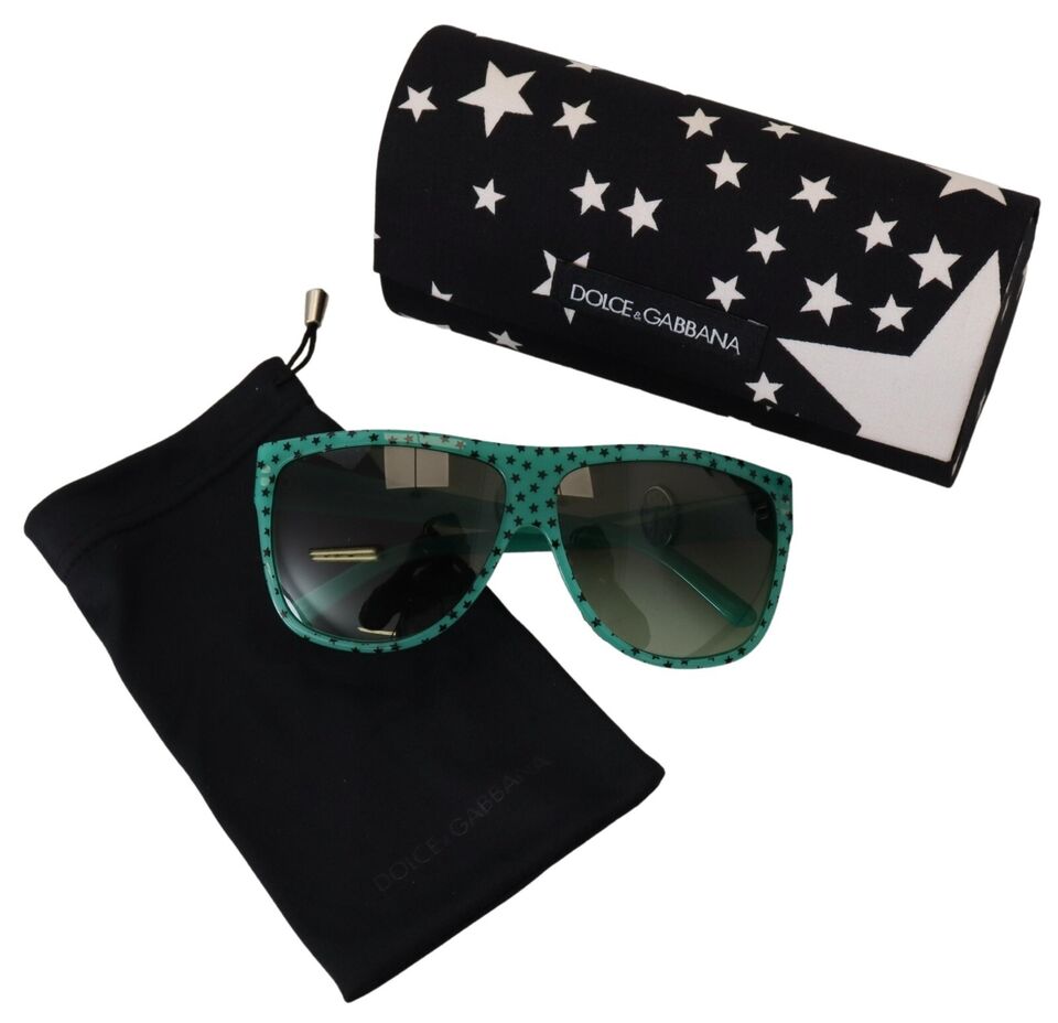 Dolce & Gabbana Chic Square Sunglasses with Star Pattern