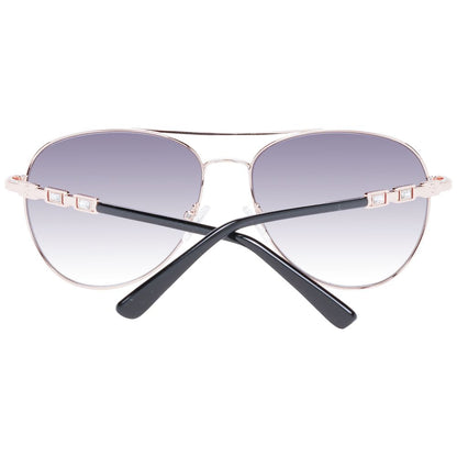 Guess Rose Gold Women's Aviator Sunglasses: UV Protection