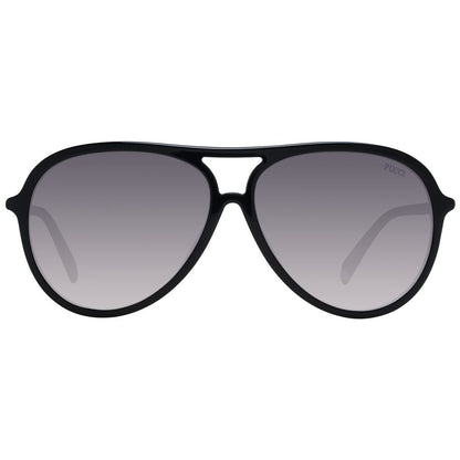 Emilio Pucci Black Women's Aviator Sunglasses: UV Protection