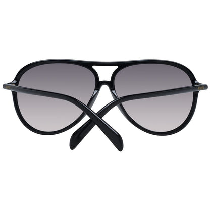 Emilio Pucci Black Women's Aviator Sunglasses: UV Protection