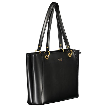 Guess Jeans Black Polyethylene Handbag