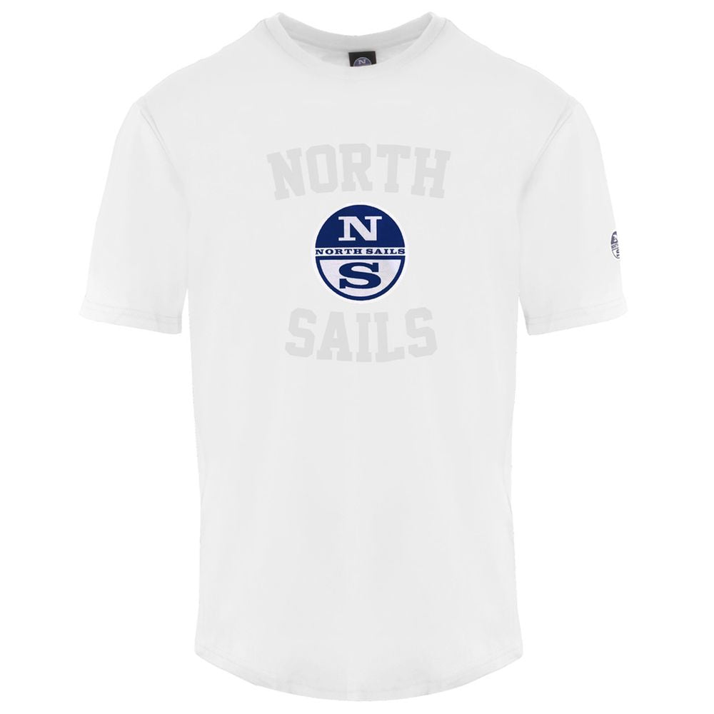 North Sails White Cotton Men's T-Shirt